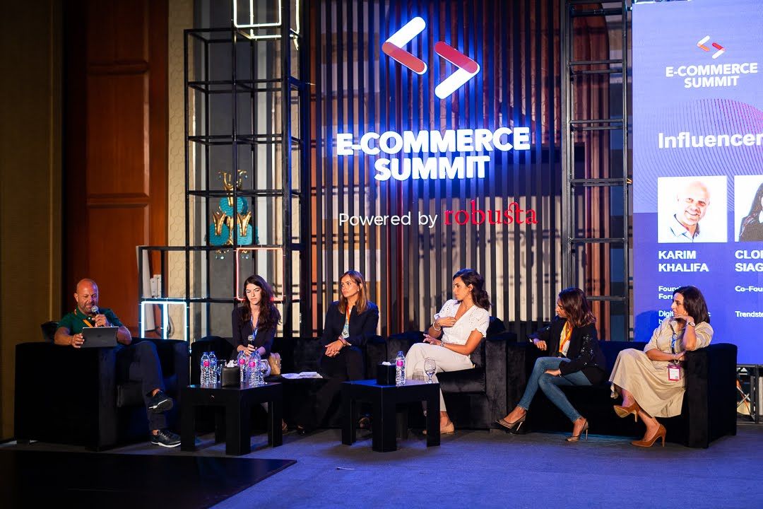 A panel discussion at the E-commerce Summit.